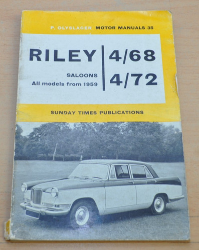 Bmc riley 72 limousine - 4/68, 4/72