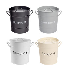 Metal Compost Bin Countertop
