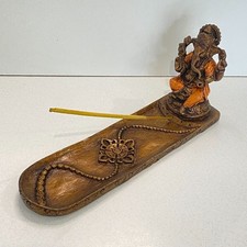 Ganesh Incense Holder Resin Hand Painted Home Decor Ornament.....