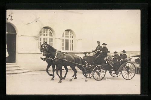 Photo postcard soldier - on, the