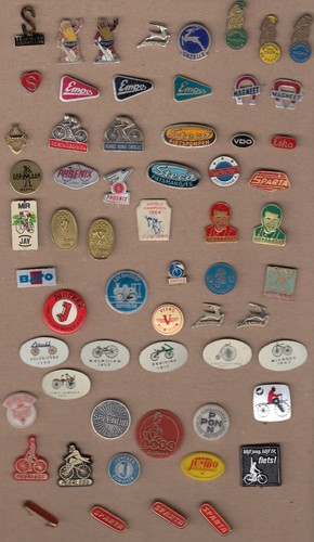 Vintage bicycle logo pin - vintage,