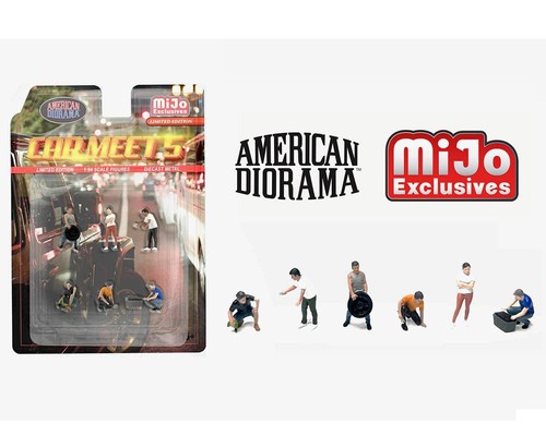 American diorama figures car - american,