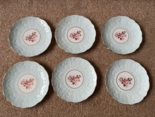Set of 6 Aynsley Crocus Blue