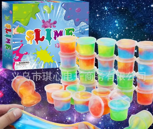 Galaxy slime set pots - set,