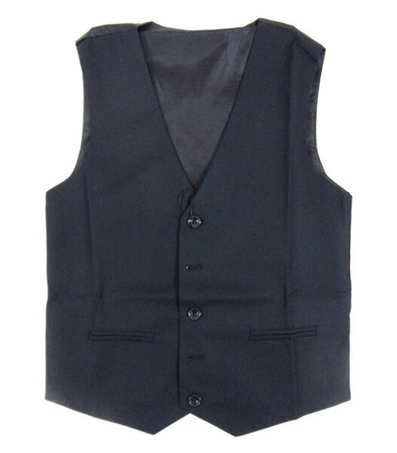 Childrens boys waistcoat - childrens, navy