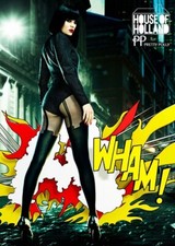 RARE Pretty Polly House of Holland Black Mesh Super Suspender Tights One Size