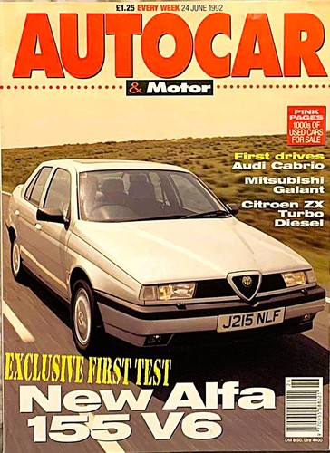 Autocar magazine jun - 24-jun-92,
