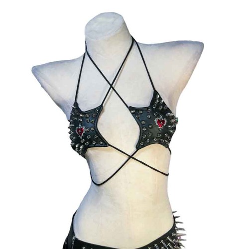 Goth bra tops - goth, spiked