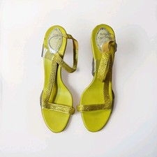 Renee Caovilla Glass Heels Womens Size UK 8 EU 42