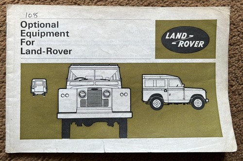 Land rover optional equipment - land,