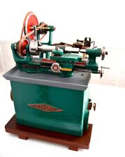 Metal lathe, ‘ Wizard’ , small, restored, vintage, collectible, rare, 