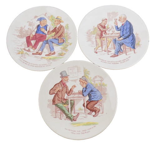 Antique sarreguemines french - 3,