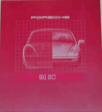 Porsche 911 SC 3.0 Coupe & Targa LHD 1980 US  Sales Brochure W73-710-6012