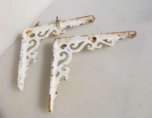 Antique iron cistern shelf - iron,