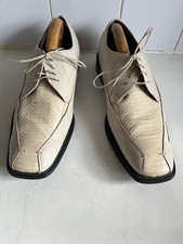 STACY ADAMS CREAM/BEIGE SNAKE