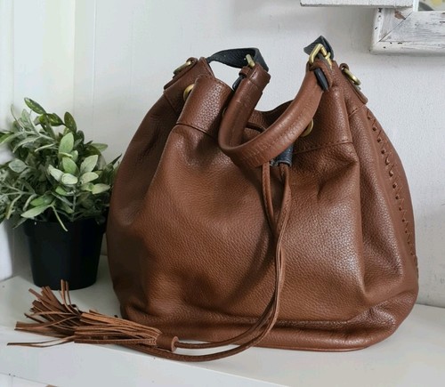 Boden leather hobo bucket bag - boden,