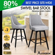 ALFORDSON 2x Bar Stools Swivel