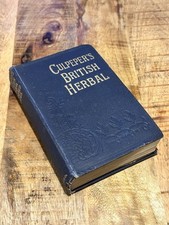 Culpeper's British Herbal Hardback - RARE