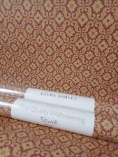 X2 LAURA ASHLEY Sitwell Wallpaper Rolls cottage Brick Damask Trellis Tradition