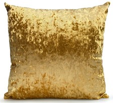 crushed velvet cushion cover or cushions Large Plain  21x21" or 17x17" 23"x23"