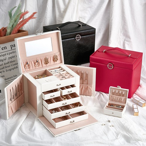Layer white jewellery box - 5,