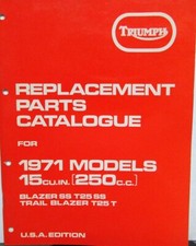 1971 Triumph Parts Catalogue