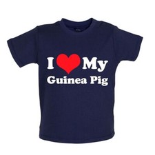 I Love My Guinea Pig - Baby T-Shirt / Babygrow - Pigs Cute Pet Pets Lover Funny