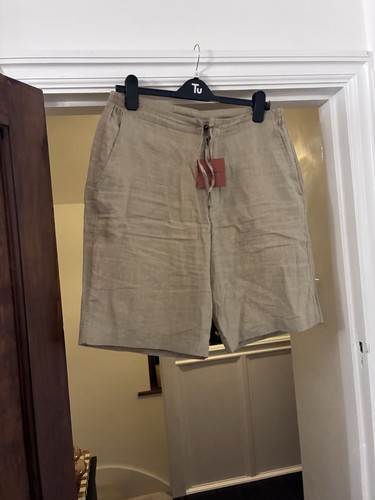 Loro piana linen beige shorts - loro,