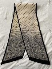 Cream black pleated polka - cream,