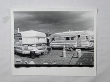 Vintage Streamline Caravans Travel Trailers Fairground Camp c1970s Photo
