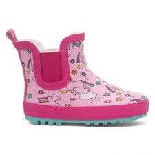 Girls Wellies Pink Kids Ankle