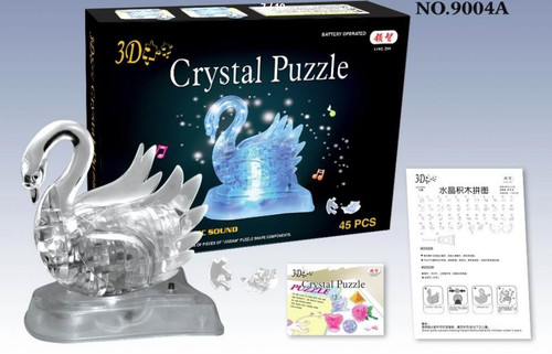 Creative crystal swan - creative, 3d