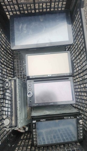 Car radio lot - car,