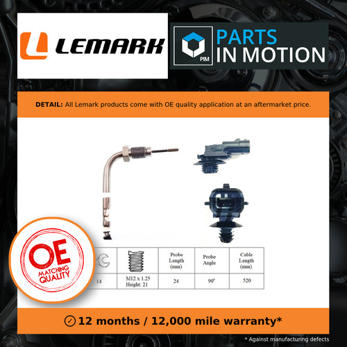 Exhaust temperature sensor - exhaust,