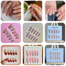 French Handmade Press On Nails