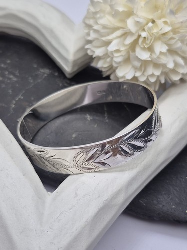 Sterling silver hinged - silver,