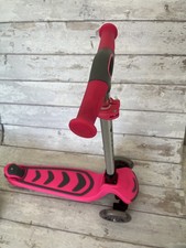 Yvolution Y Glider Kiwi Pink Three Wheel Scooter for Kids + LED Wheels, 3-5 Yrs