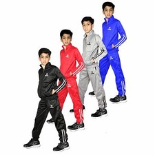 XXR Boys Junior Kids Full Zip Tracksuit Jogging Top Bottoms Football Age 7-12