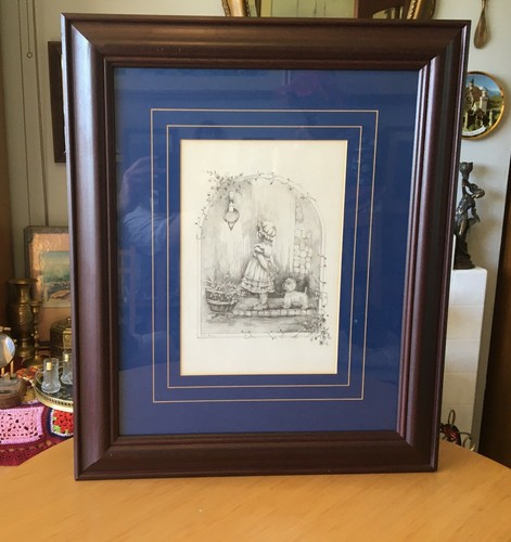 Retro glenda rae - framed, glazed