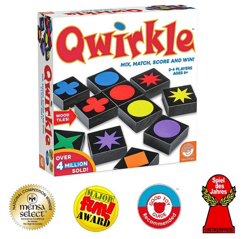Qwirkle family board game - family,