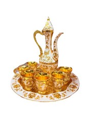 8pcs Vintage Turkish Teapot