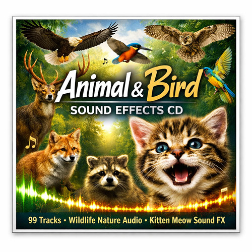 Animal bird sound effects - sound, cd
