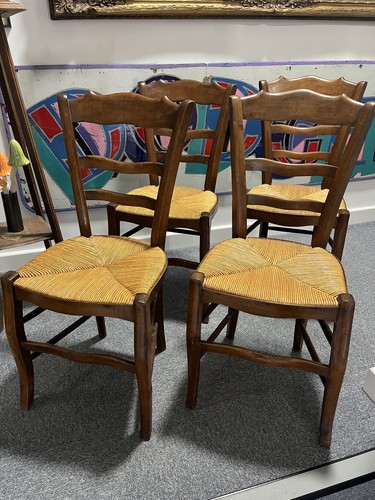 Vintage set french oak - of, 4