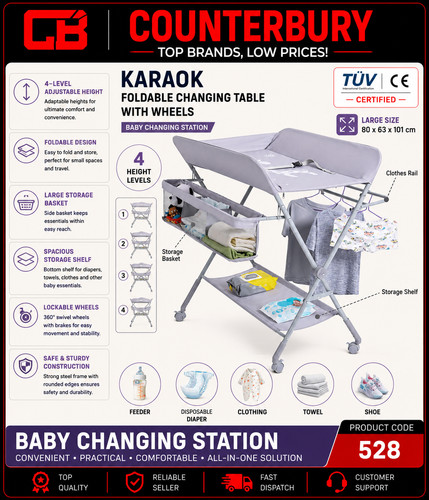 Karaok foldable baby - foldable, changing