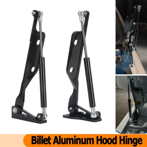 Billet aluminum hood hinge gas - billet,