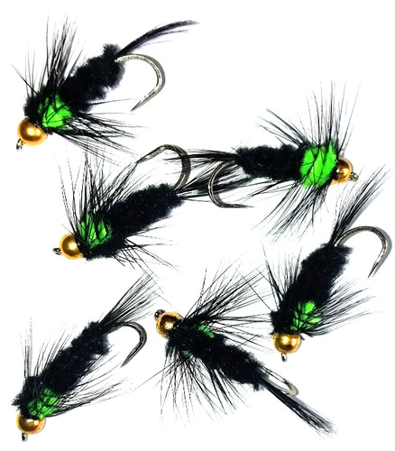 Green montana with gold bead - 6,