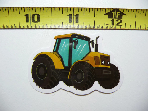 Huge cab tractor small sticker - cab,