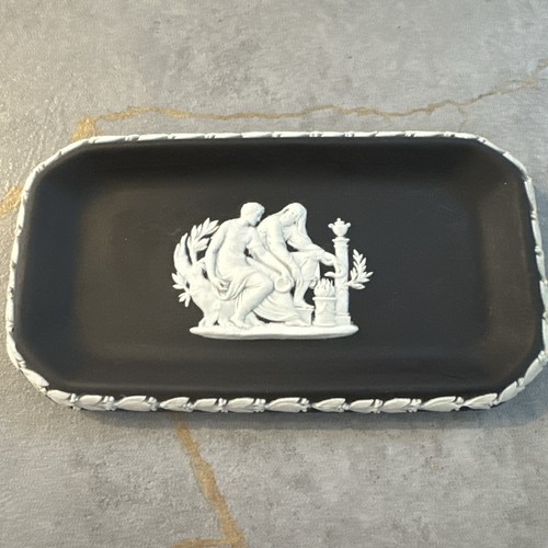 Wedgwood black jasper tray - tray, /
