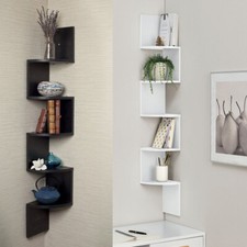 Zig Zag Wall Mounted Shelf