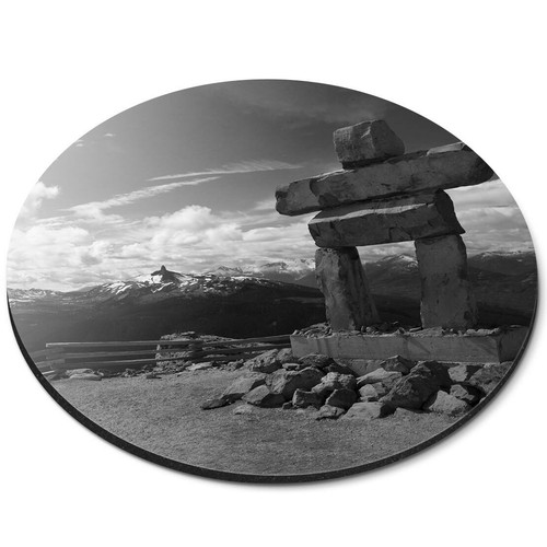 Round mouse mat - mouse,